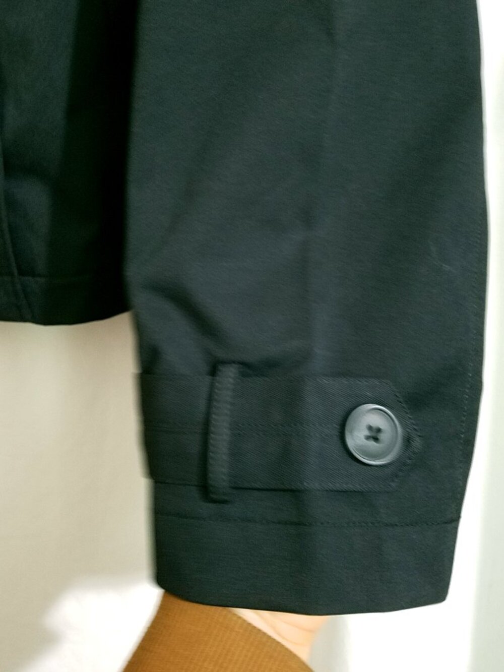 Rebecca Minkoff Black Cropped Trench Coat Women's Large NWT - Picture 14 of 16